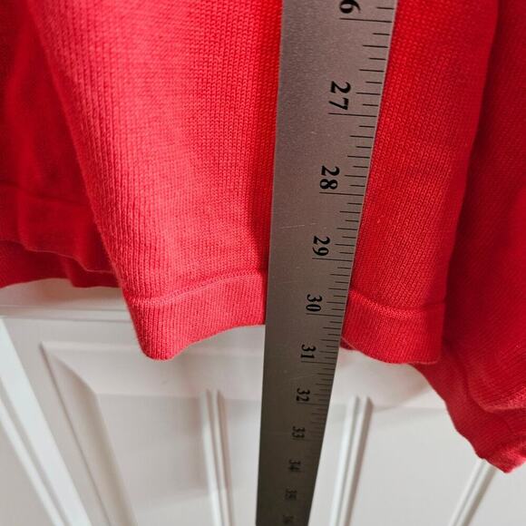 Quaker Factory Sweater Womens 3X Pink Beaded Sequin Bright Stretchy Casual Retro - Picture 7 of 8